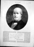 Antique Old Print Horace Greeley Nominated Convention Liberal Republican 1872