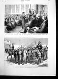 Old Antique Print Detachment Recruits Egypt Prizegiving Bloomsbury 1882 19th