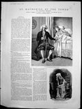 Old St Katherine By Tower Man Sat Beside Bed Took Pulse Smoking Pipe1