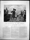 Antique Print St Katherine By Tower Arrest George Bayssallance Treason 1891