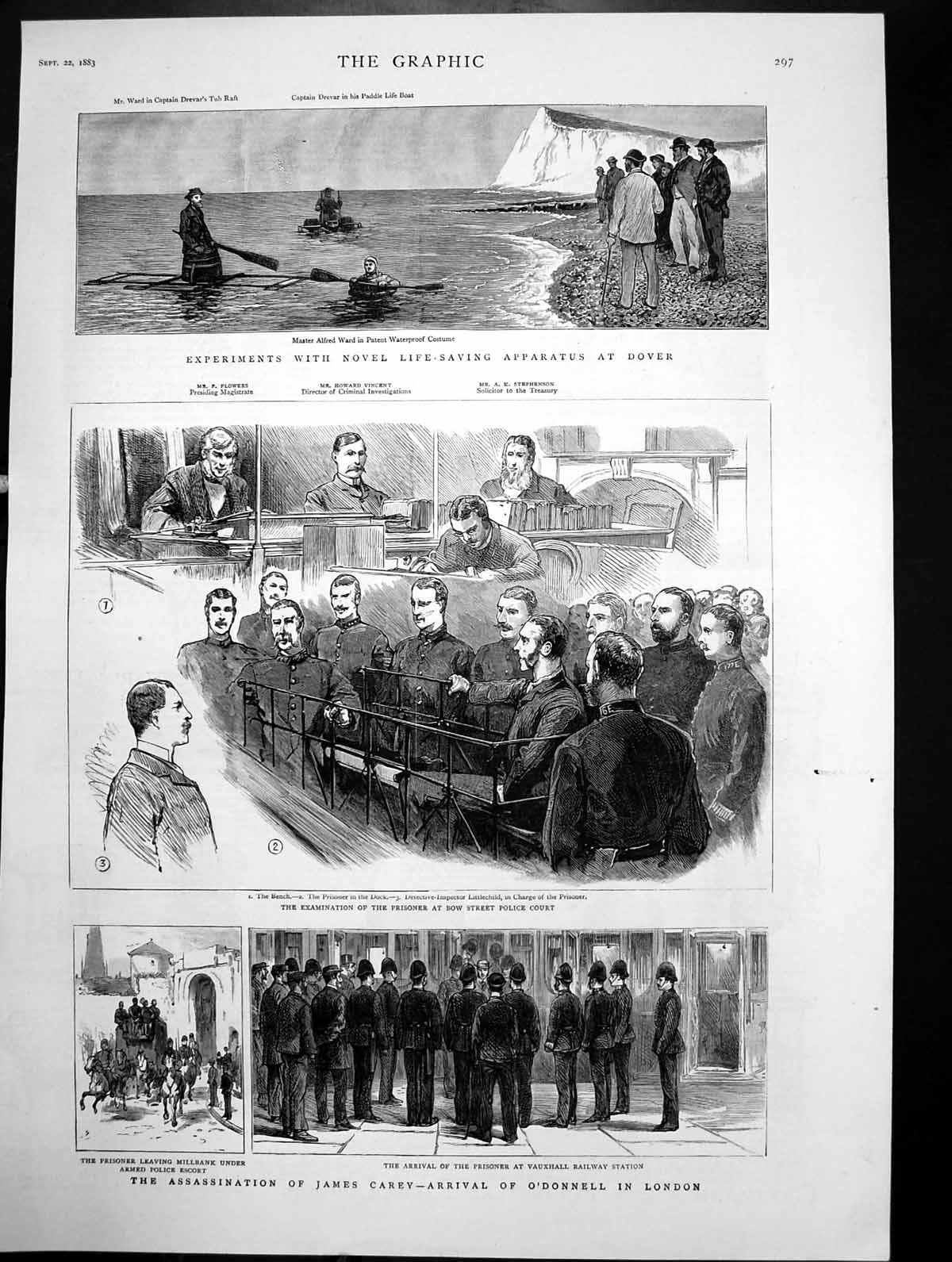 Old Life Saving Apparatus Dover Assassination James Carey O'Donnell