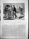 Old Tents Shem Five Abreast Walk Village Mdme L'Administratrice Chat1