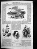 Antique Old Print Toronto Jem Willis Capt American Lake Steam Samson Z Price