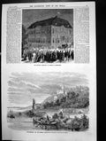 Old British Legation Berlin Illuminated Stolzenfels Rhine King Prussi