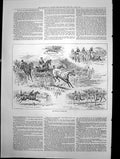 Old Indian Gymkhana Tent Pegging Tandem Races Hurdles Band Race 1891 Victorian