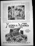 Antique Old Print New Conservatory Hotel Metropole Brighton Mappin Webbs 1898