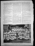 Antique Old Print Bovril British Bone Muscle Drill Gymnastic Instructors 1892