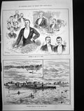 Old Sculling Handicap Welsh Harp Banquet W J Innes W Beach E Hanlan18 Victorian