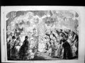 Old Antique Print Return Christmas J Godwin Rebuses Charles Bennett 1858 19th