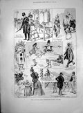 Old Print Messrs Barnum Baileys Olympia Sir Henry Havelock-Allan Mp 1898 19th