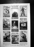 Antique Old Print Pictorial Appeals Electorate Posters Rescue Swallows 1931