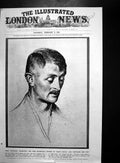 Antique Old Print John Masefield Poet Novelist Dramatist John Drinkwater 1921