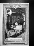 Antique Print Paderewski Piano Gentlemanrider Mexico Greenstripe Whisky1923