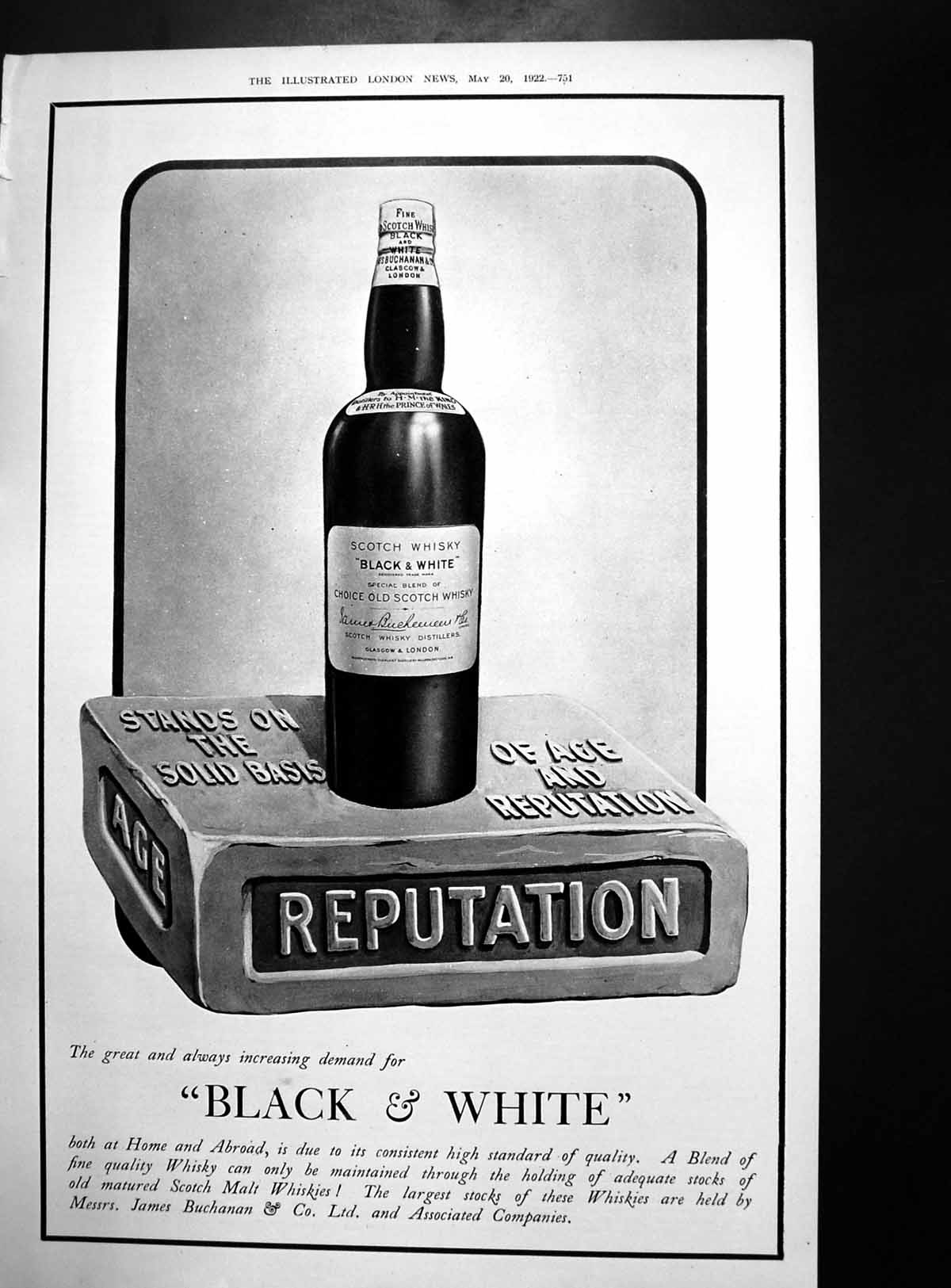 Old Print Black & White Whisky Wool Dress Silk Bands Afternoon Dress1922 20th
