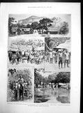 Antique Old Print Ashanti Expedition Seni Riner Kwasihu PrWl Courthope 1895
