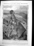 Antique Old Print Marconigrams Congo Catetela Gong Signalling Earl March 1910