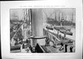Antique Old Print Victoria Albert Ship Defence Convent School Ploudaniel 1902