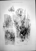 Old Antique Print Rambles Normandy Writers Day No X11 Mrs Alexander 1896