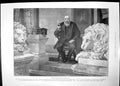 Antique Print President Kruger Marble Lions American Athletes Commons 1899 19th