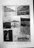 Original Old Antique Print Tristan Da Cunha Inhabitants Consumption Prison 1905