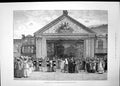 Antique Old Print Passion Play Ober Ammergau Bavaria Christ John Judas 1890