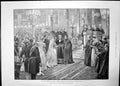 Antique Old Print Royal Marriage Ceremony Berlin Houses Parliament Mps 1893