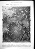 Antique Print Wild Duck Hunting Boomerang Tunnel Elbe Hamburg Traffic 1911 20th