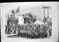 Old Print Opening Metropolitan Cattle Market Robert Lindley Cellist 1855 19th