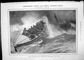 Original Old Antique Print Shipwrecking Storms Thunders Toys Tyrough Ages 1908