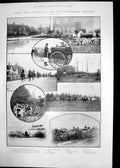 Old Antique Print North Warwickshire Foxhound Hunt James Quin Actor 1904 20th