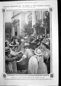 Old Print Prince Pilgrims Canadian Lourdes Marie Lohr Evelyn Millard 1908 20th