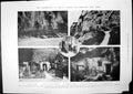 Old Print Troglodytes Pollet Dieppe Marienbad Roumania Dog Catching 1905 20th