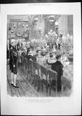 Old Royal Marriage Berlin Banquet Personal Column Portraits Text 1893 Victorian
