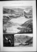 Old Danube Sketches Iron Gates Horse Racing Accra Colon C. America 18 Victorian