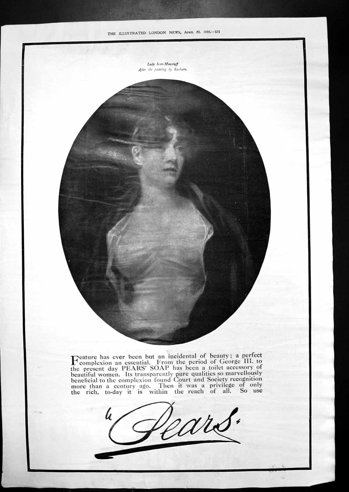 Old Lady Scott-Moncrieff Pears Advert Steam Cars Three Nuns Advert 19 20th
