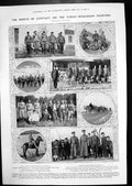 Old Turco-Bulgarian Frontier Guards Royal Palace Sofia Bulgaria 1908 20th