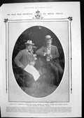 Old Print Baron Von Aerenthal Signor Tittoni Wreck Gladiator Raised 1908 20th