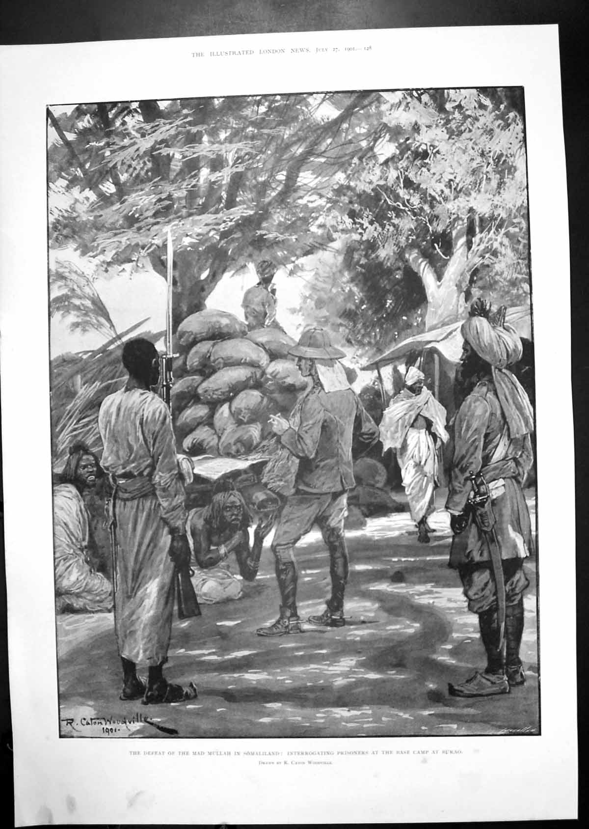 Old Defeat Mad Mullah Somaliland Naval Manoeuvres Torpedo Craft 1901 Victorian