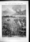 Old Police-Work South Africa Rounding Up Rebels World Structures 1906 20th