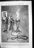 Old Snake Curing Priest Asklepios (Aesculapius) Health Temple Cos 190 20th