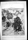 Old Graeco Turkish War Battle Velestino Infantry Advancing Burial 189 Victorian