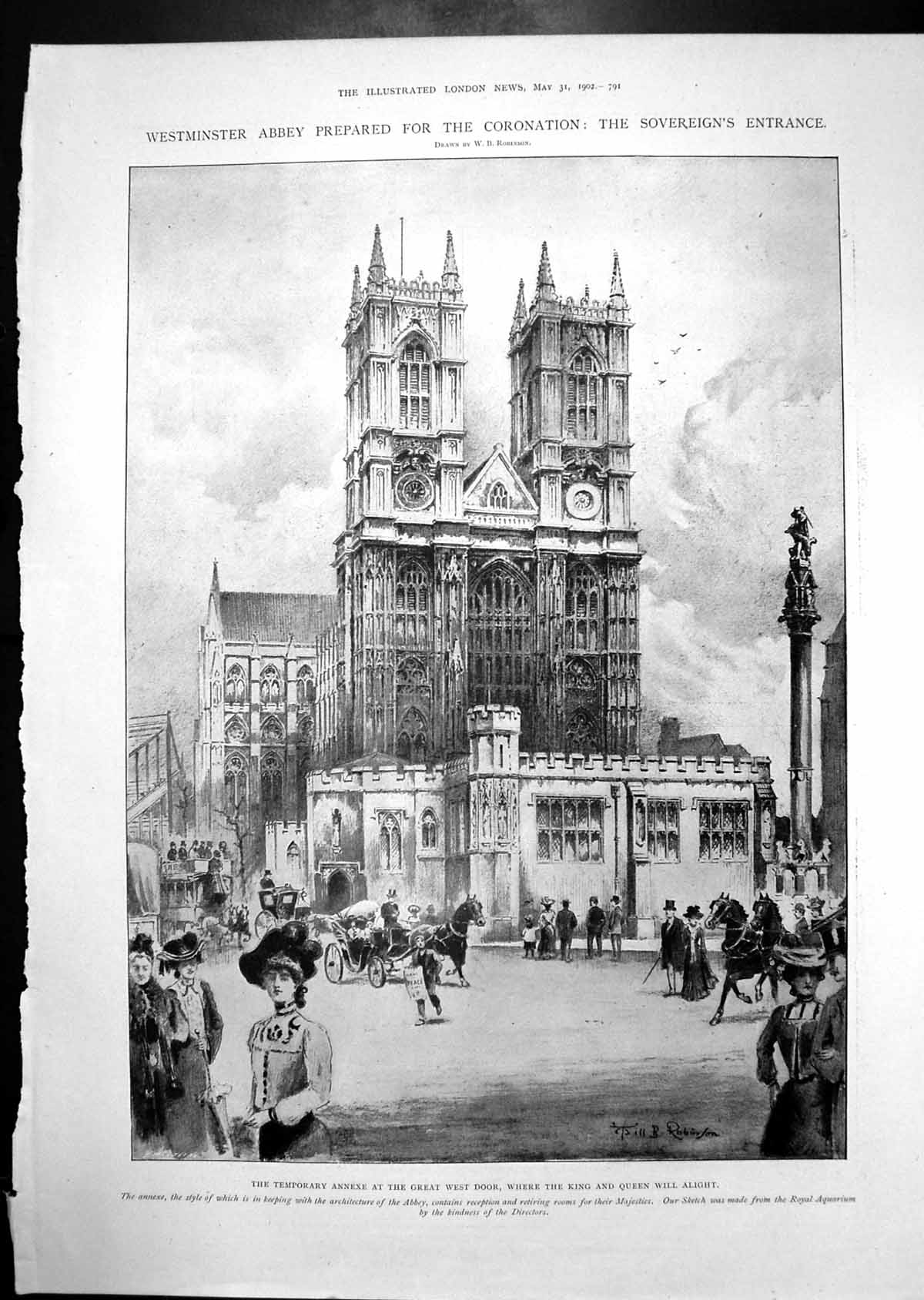 Old Westminster Abbey Sovereign'S Entrance Mekran Expedition Nigeria