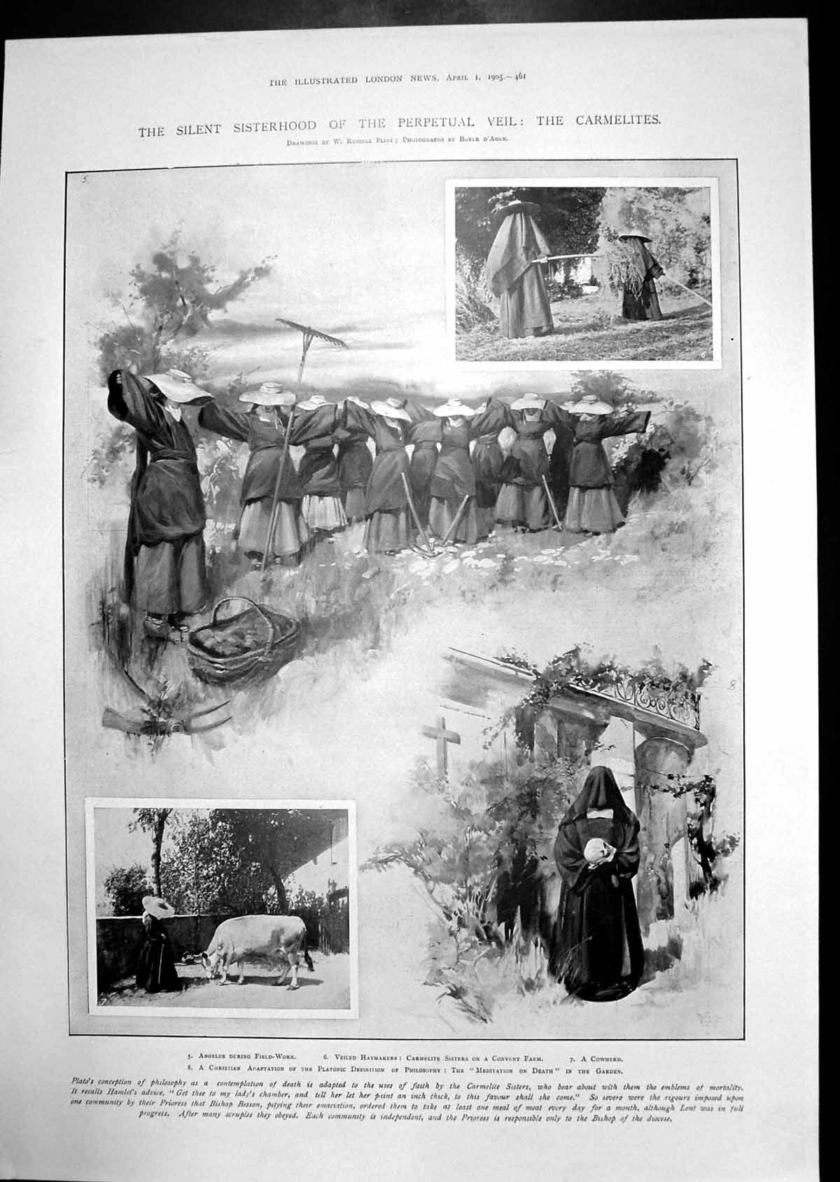 Old Carmelite Nuns Silent Sisterhood German Mission Abyssinia Menelik