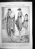 Antique Print Wedding Dresses Princess Patricia Blind Trousseau Worker 1919