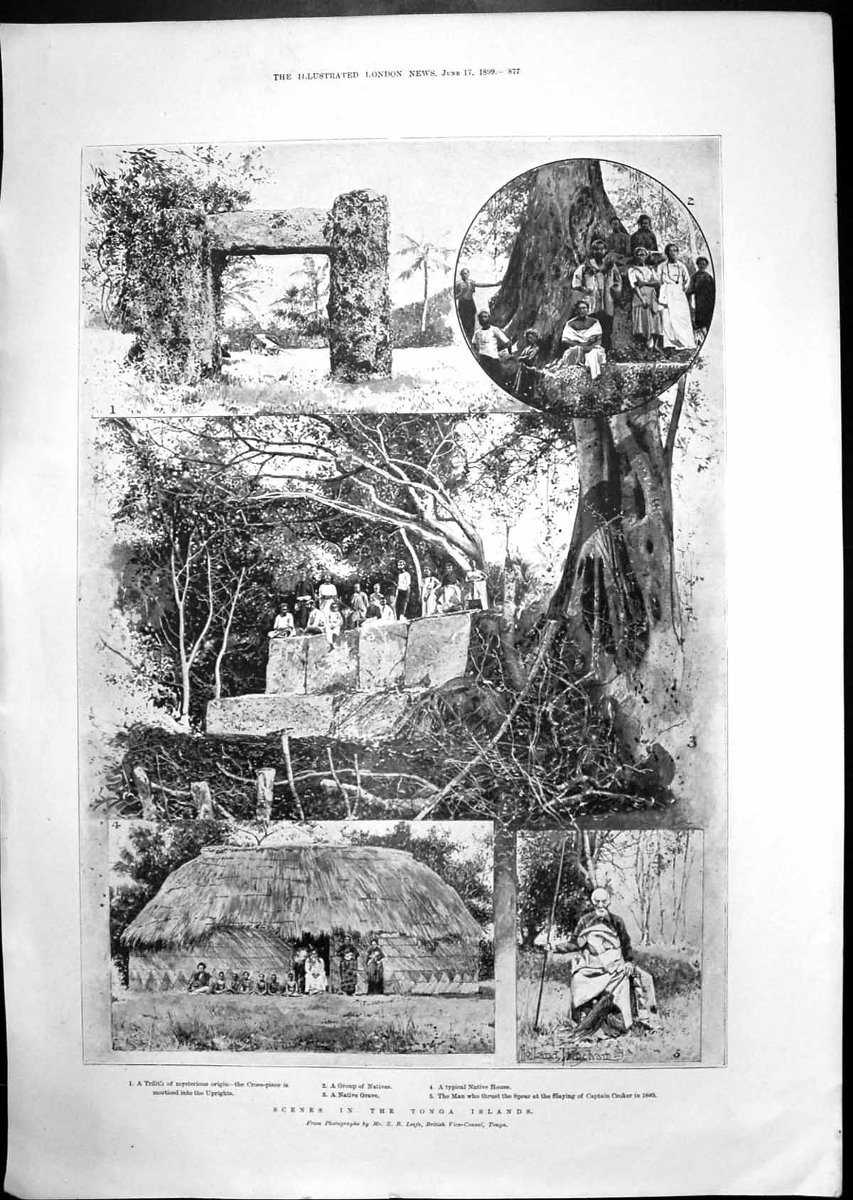 Old Scenes Tonga Islands Silchester Excavations Pottery Human Remains