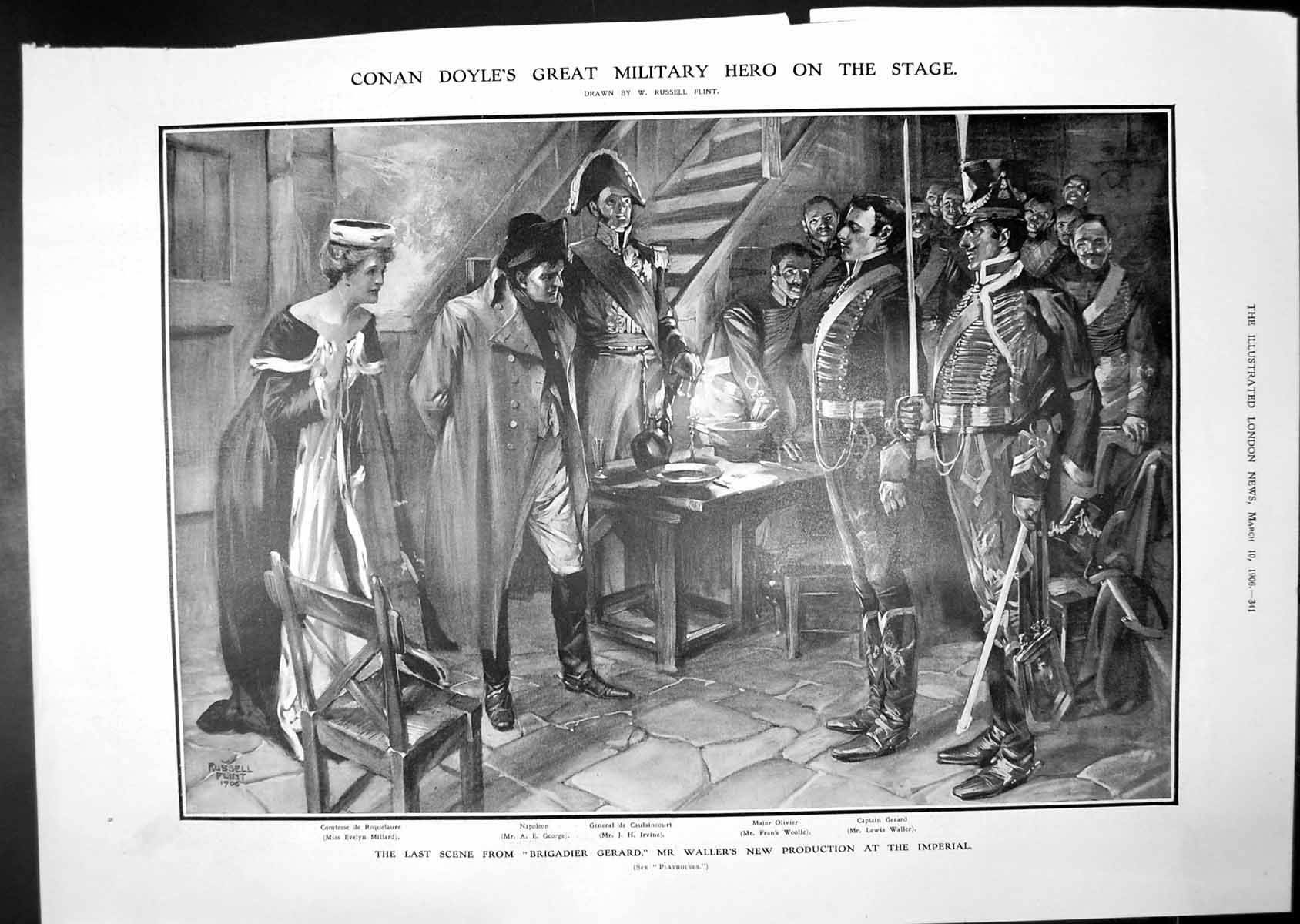 Old Brigadier Gerard Production Waller Lady Stile Flower Picking 1906 20th
