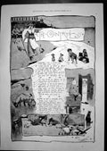Old Country Lass Cecil Aldin Wildlife Domesticity Dancing Winter 1894 Victorian