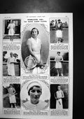Old Wimbledon Seeded Women'S Players Van Diemen Box Japanes Laquer 19 20th