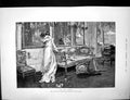 Original Old Antique Print An Story Rev S Niblock Introducing Golf Parish 1893