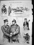 Antique Old Print Photographic Studio Mounted Soudanese Prince Wales C 1890